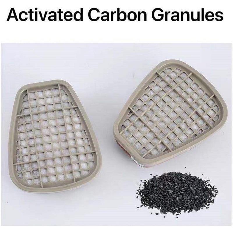 6001 Filter Cartridges for Respirator,Dust Proof, Organic Vapor,Pollen,Chemical Cartridges,Compatible with 6200,6800,7502,FF402 Respirator (2 Pack)