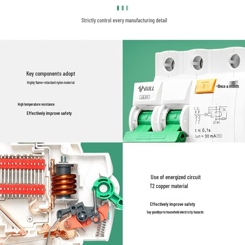BULL LBE5-63A AC Residual Current Circuit Breaker