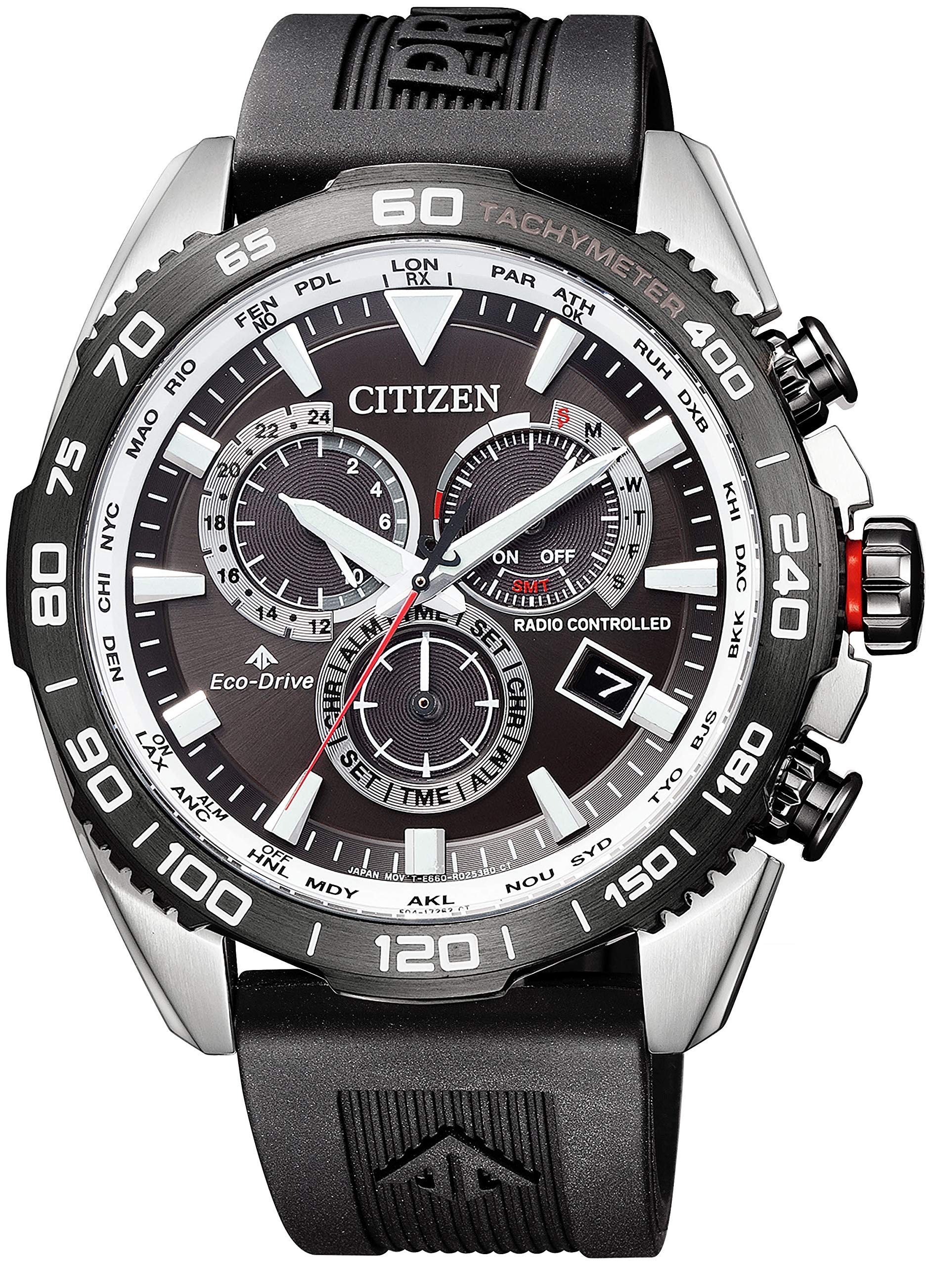 

Годинник Promaster LAND Series Radio Watch Direct Flight Black [Citizen] CB5036-10X Eco-Drive Чол.