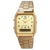 Casio AQ-230GA-9BMQ Analog-Digital Quartz Watch - Vintage Series - Gold