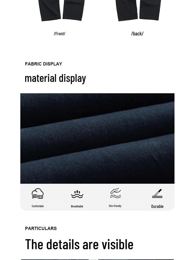 Men's Fleece-Lined Straight Workwear Pants