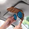 1Pcs Leather Car Glasses Clip Sun Visor Multi-function Sunglasses Clip For Porsche Cayenne Panamera Macan Boxster 911 928 944 918 917