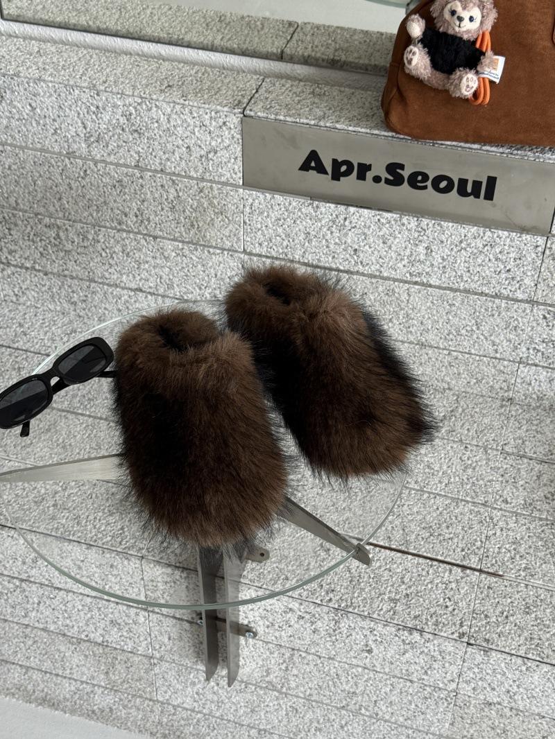 

2025 autumn and winter small man thick-soled bag head Birken women s lamb wool shoes bag head drag fleece warm lazy slippers 40 коричневий