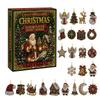 Christmas Diamond Painting Ornament Advent Calendar 24 Day Countdown Blind Box Hanging Pendant Festival Decor Gift DIY Craft Toy