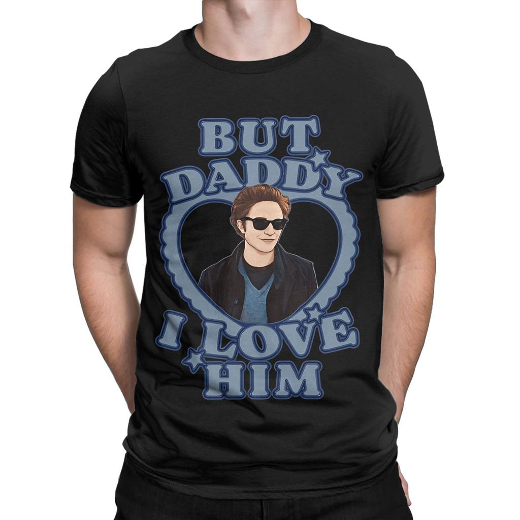Men's Funny Edward Cullen  T Shirts  100% Cotton Clothes Vintage Short Sleeve Round Collar Tee Shirt Gift Idea T-Shirts