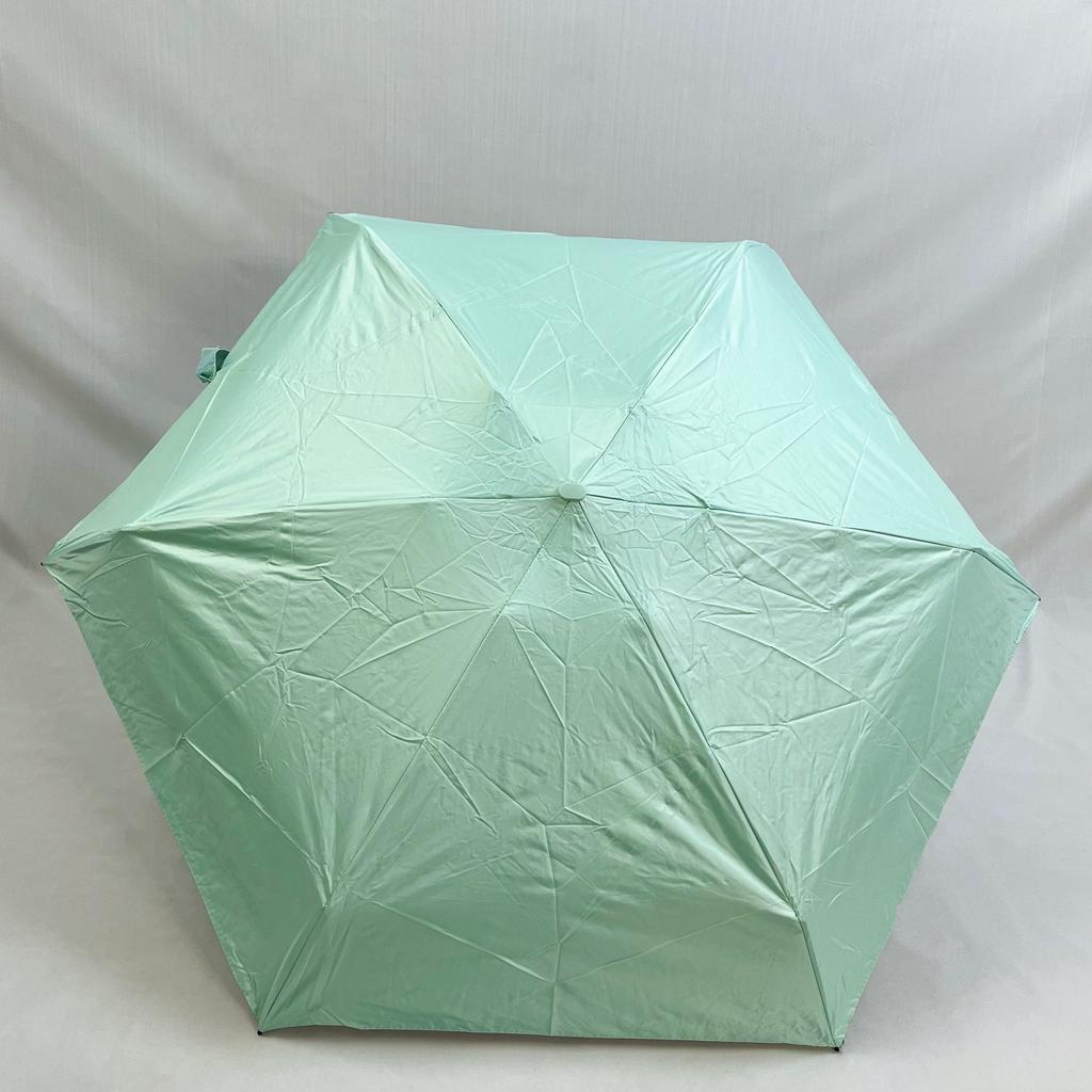 15cm Ultra-Light Flat 50% Off Sun Protection Umbrella with 6 Ribs, Wind-Resistant Sun Umbrella for Students and Adults, Dual-Use for Sun and Rain