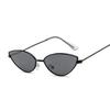 Fashion Vintage Ladies Cat Eye Sunglasses Woman Brand Designer Metal Luxury Rose Gold Mirror Sun Glasses Female UV400