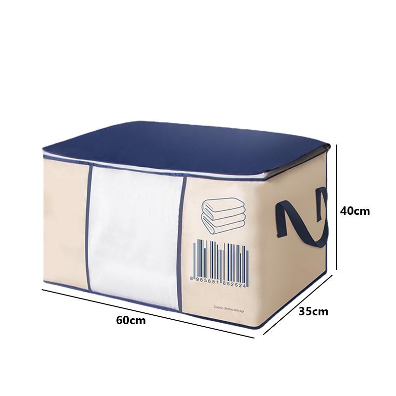 Geantă Mare de Depozitare Pături Rezistentă la Umiditate și Praf Organizator pentru Dulap Nețesut Depozitare Pături Perne Geantă Mobilă pentru Haine Vizibilă Geantă de Mână