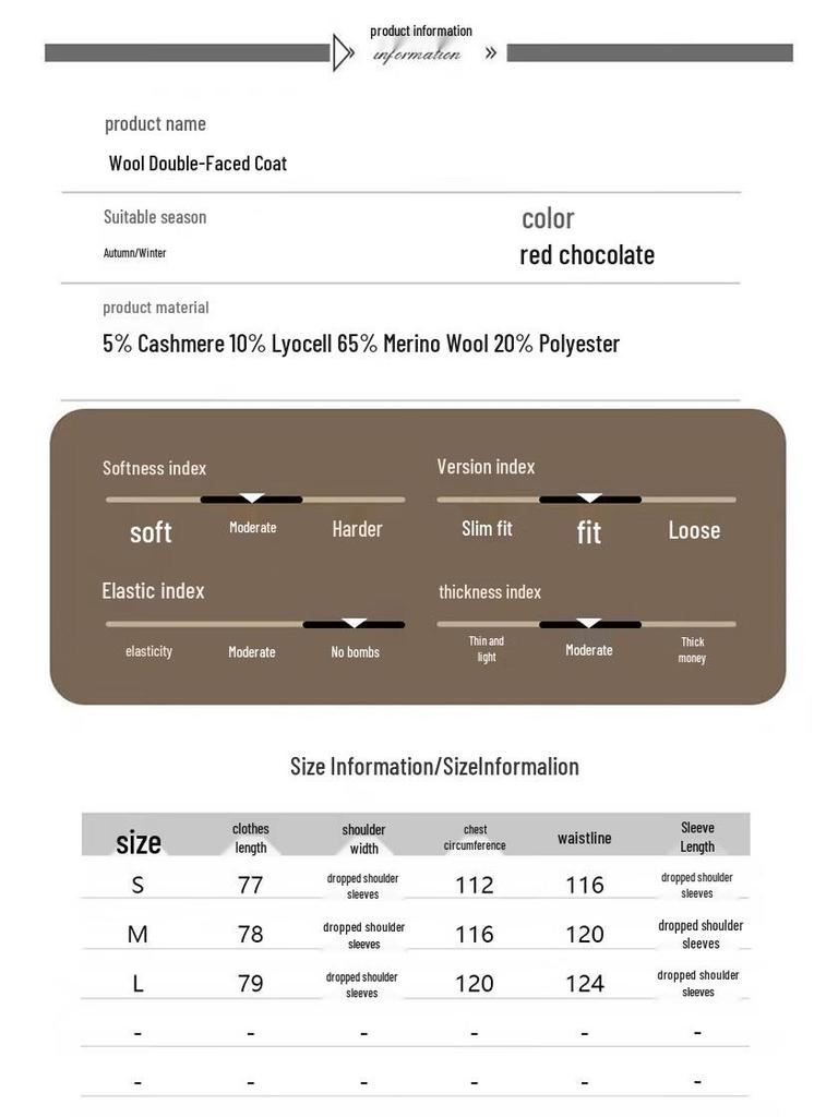 Women's Autumn/Winter Wool Blend Lapel Coat