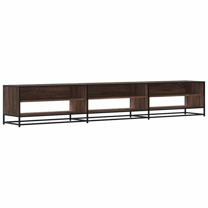 VidaXL TV Stand Brown Oak 270x40x46 Cm Engineered Wood, TV Stand, TV Buffet, Multimedia Cabinet, TV Bench, Furniture 3300814