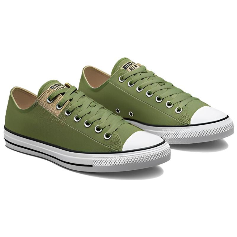 Converse Chuck Taylor All Star Stitched Comfortable & Versatile Low-Top Espadrilles Unisex Green