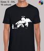 Banksy Betrunkener Engel Street Art Graffiti Kunst Regular Fit T-Shirt Herren Damen Tops für Herren