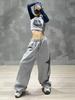 Girls' Pants ,Sports And Casual Straight Wide,Leg Sweatpants