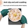 2PCS Hanging Microwave Gloves Non-Slip Grilling Mitts Portable Heat-Resistant Gloves  BBQ