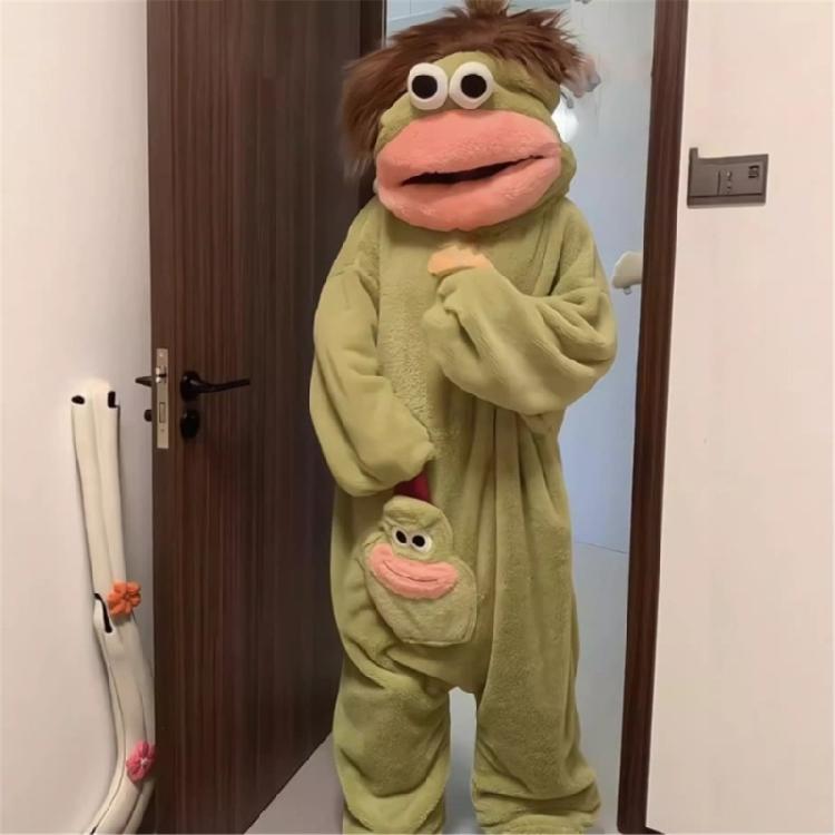 Unisex Jumpsuit Kostüm Set Mit Schuhen Und Kamm Styling-Accessoire Perfekt Für Foto-Requisiten Und Themen-Feiern