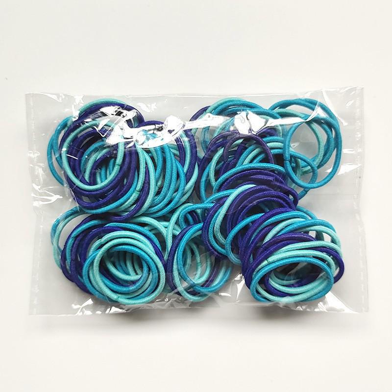 100 Korean-Style Children's Hair Ties - Gentle Baby Hair Accessories for Little Girls