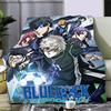 Blue Lock Japan Anime Geprinte Deken Picknickdekens Warme Deken Zachte en Comfortabele Deken Huis Reizen Verjaardagscadeau