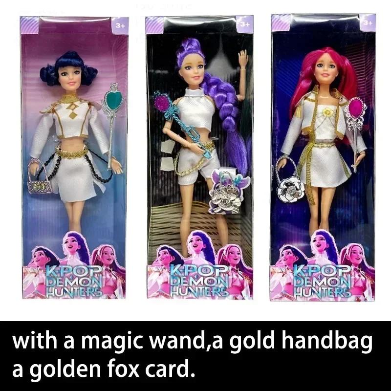 NEW Demon Hunters Figure Toy Live-Action Kpop Rumi Mira Zoey Mira Theme# Song Of Colorful Lights@ Birthday Gifts~For Girls