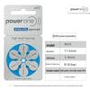 Powerone Zinc-Air Hearing Aid Batteries P675 PR44 A675 S675 AG13