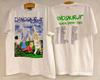 Vintage 1995 Dinosaur Jr 90s Kapela Turné Rockový Koncert Bílé Vel. L Tričko REPRINT