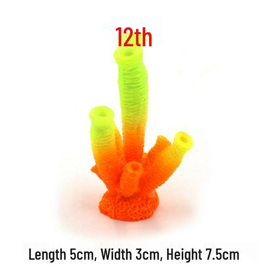 Coral Reef Marine Fish Tank Decoration Set: Starfish and Coral Resin Ornaments