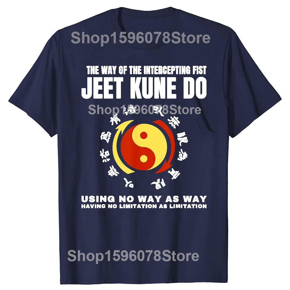 Funny The Way Of Intercepting Fist Jeet Kune Do Tshirts Men Womens Fashion Casual Tshirt Loose Oversized Streetwear T Shirt S