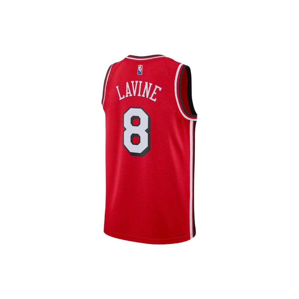 Nike Chicago Bulls Lavine City Edition Jersey Red Men Streetwear DB4021-657
