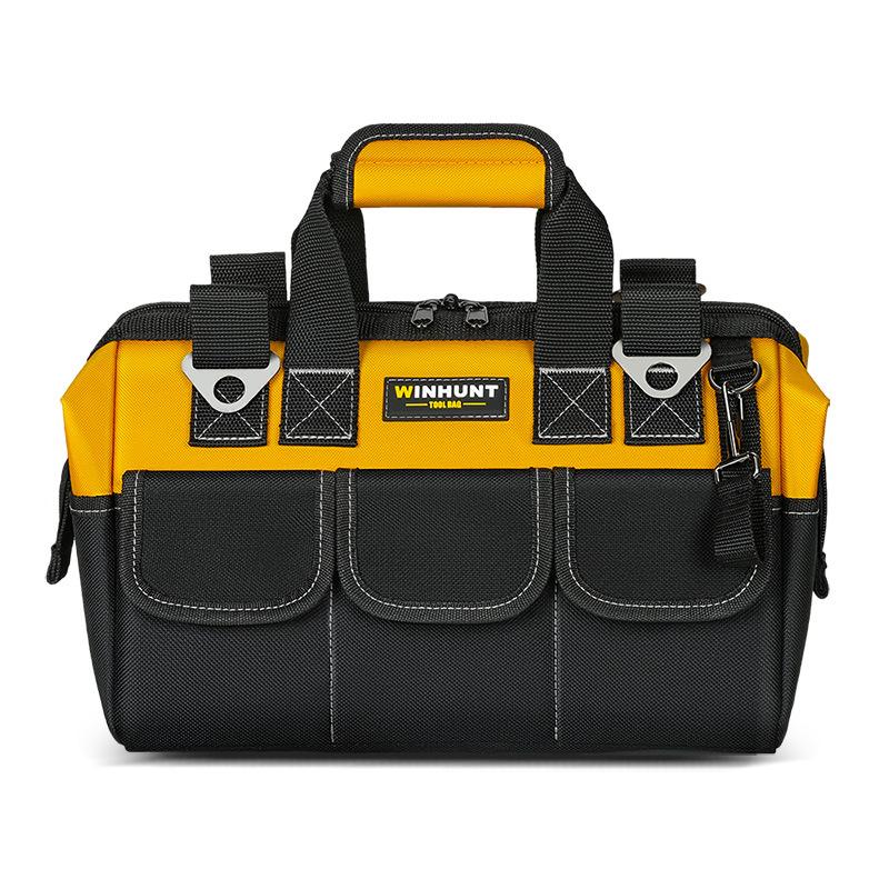 Heavy Duty Tool Bag, 11-Pocket Portable Empty Tool Box Organizer Storage, Toolbox Organization With Adjustable Shoulder Strap
