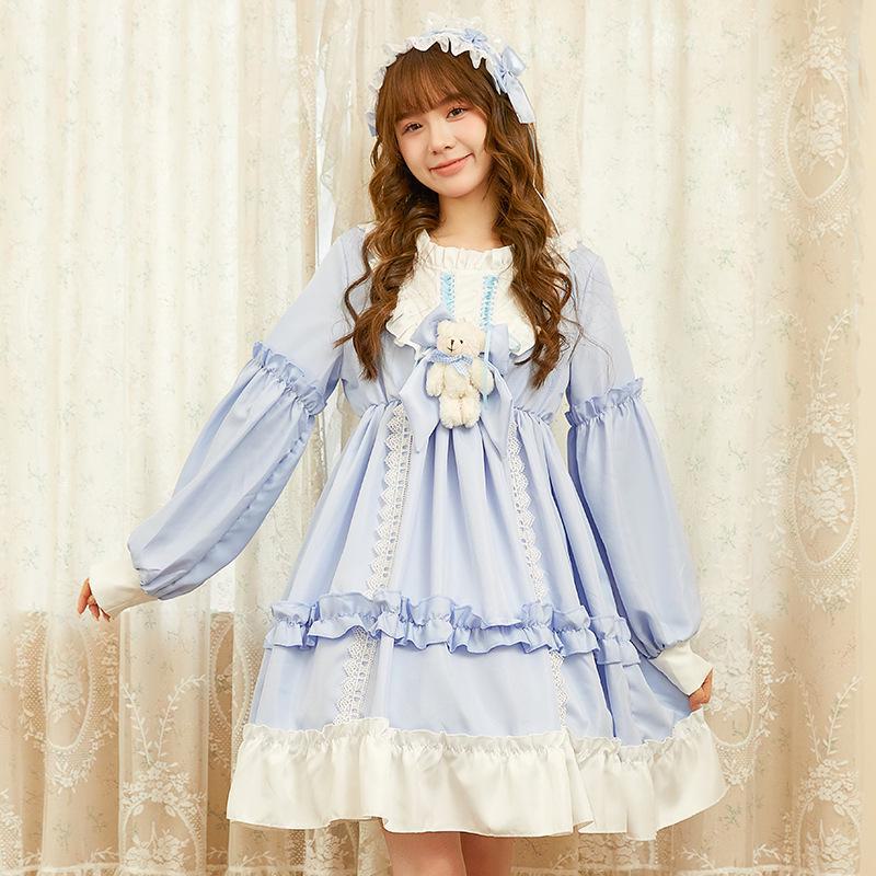 Spring Lolita Skirt Set: Cute Japanese Soft Girl Princess Dress for Daily Wear