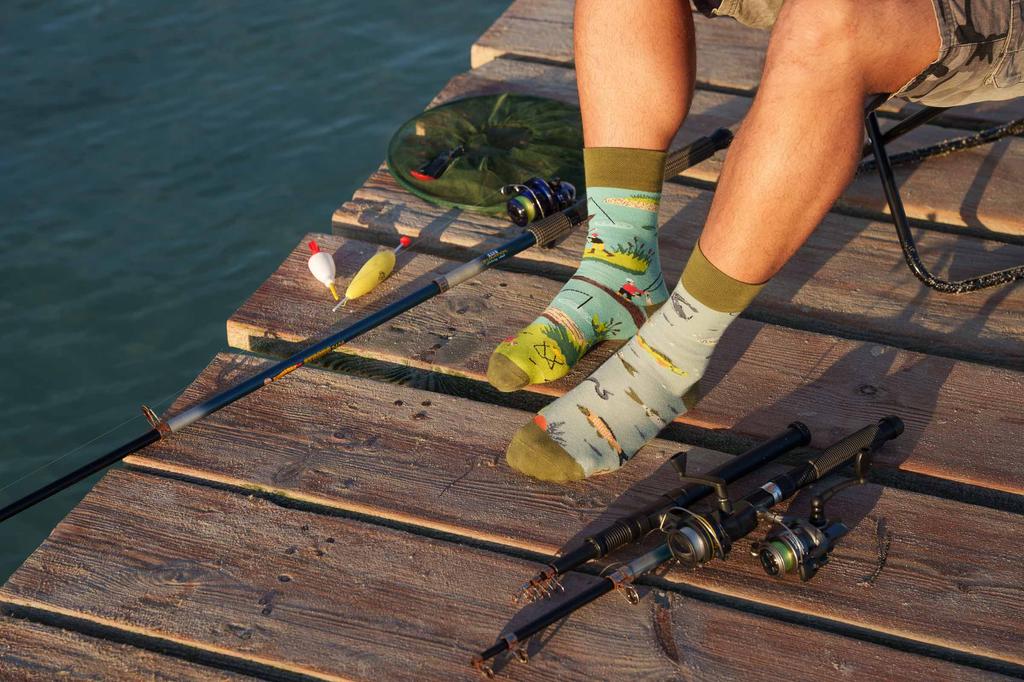 Fishing - Colorful Socks