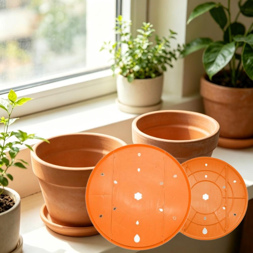 2pcs Flower Pot Removable Drainage Liners Detachable Flowerpot Liner Easy To Install For Gardening Accessories