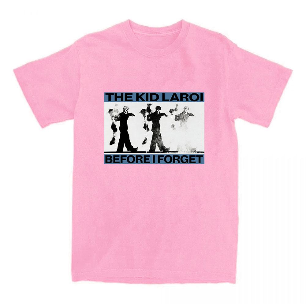 TKL Before I Forget Design Printed Unisex Tee THE KID LAROI Singer Printing T-shirt Short Sleeve Cotton Male Tshirt Graphic Tops