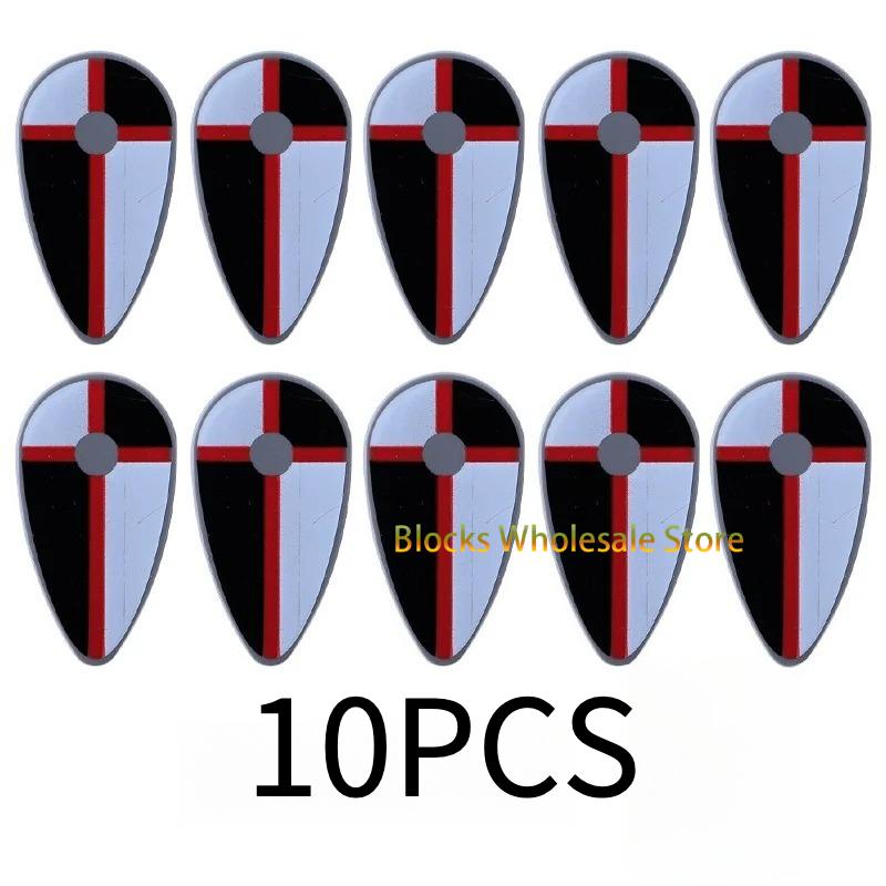 Medieval Military Castle Knight Building Blocks - King Figures with Helmet Armor and Weapon Accessories