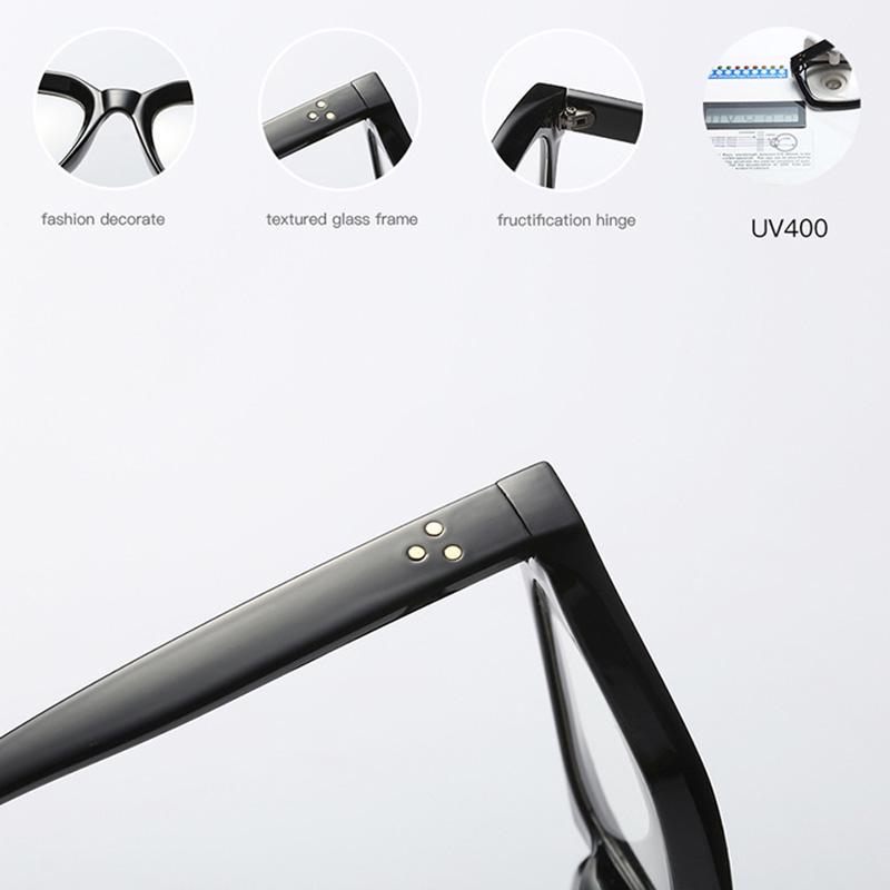 SHAUNA Classic Nail Women Square Glasses Frame