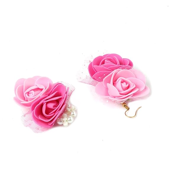 Jewellery Set for Women Floret Gota Patti Necklace, Earrings, Bracelet & Maang Tika for Women & Girls