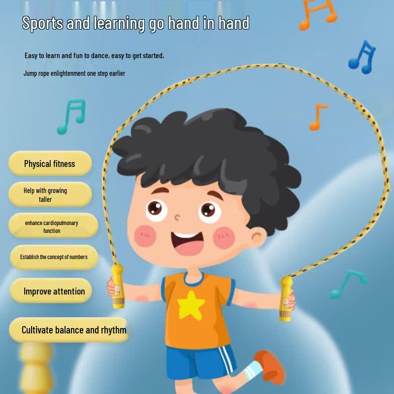 Kids Adjustable Anti-Tangle Bearing Jump Rope
