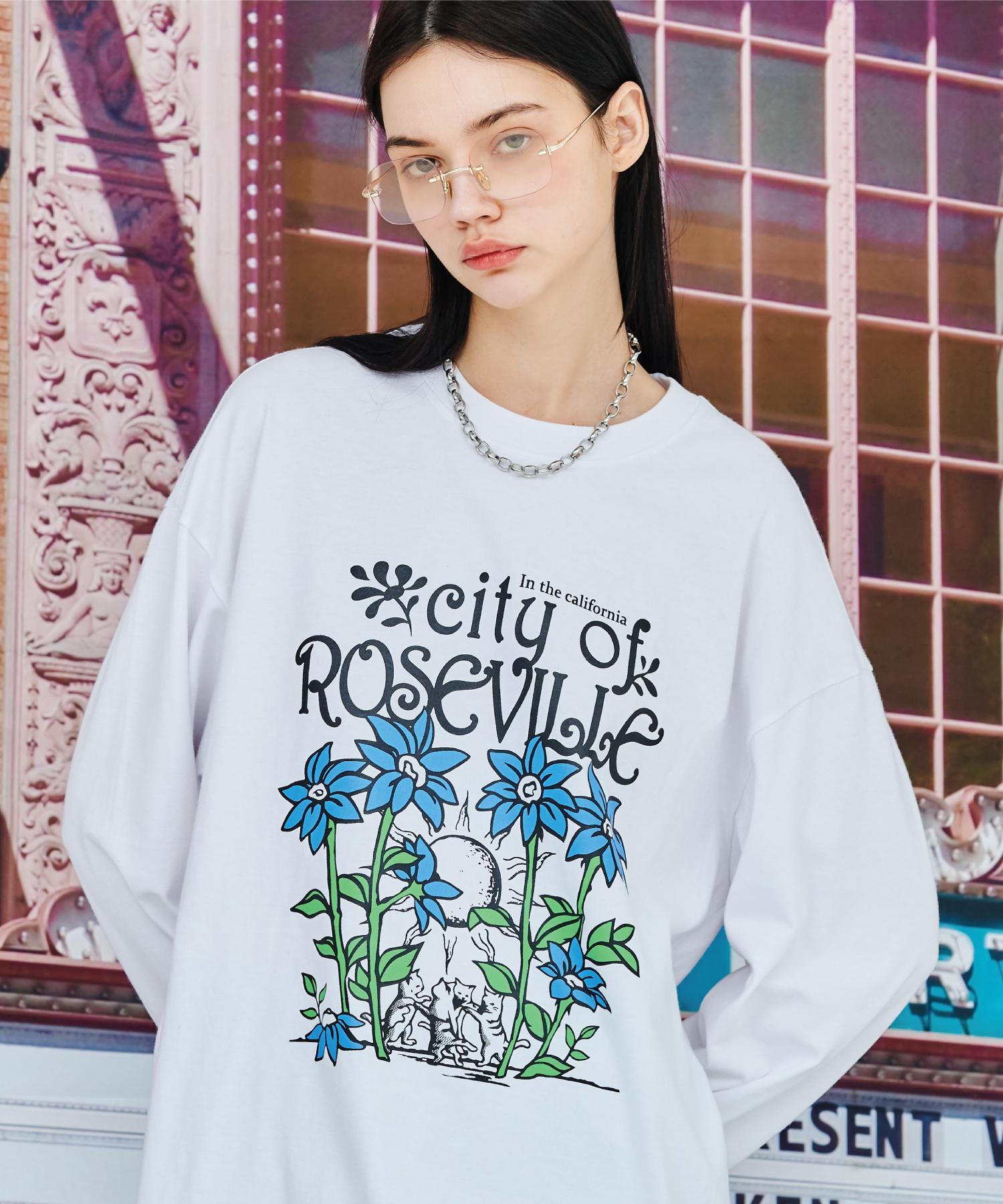 Compagno Roseville Flower Long Sleeve White White/L
