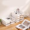 Book Shelf Stackable File Rack Desktop Organizer File Organizer A4 File Storage Tray  Sundries