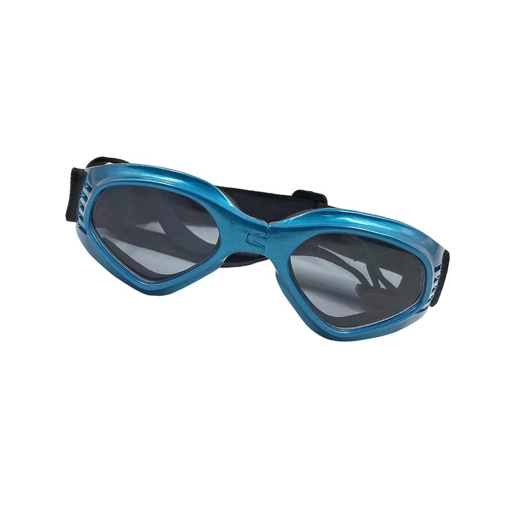 Foldable Dog Sun Glasses Windproof and Waterproof Pet Sunglasses With Adjustable Strap For Small Dog Outdoor Activity