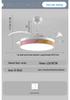 Modern Smart Ceiling Fan Light with Voice Control for Dining and Living Rooms