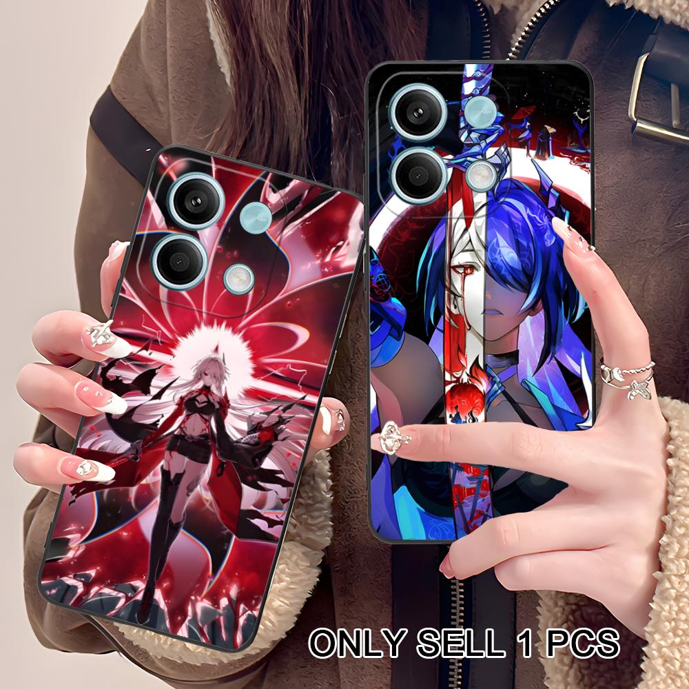 HSR Acheron Matte TPU Mobile Phone Case for POCO F8 F7 F6 F5 F4 F3 F2 Pro GT C75 C71 C65 C61 C40 Pro Ultra Colorful Cover