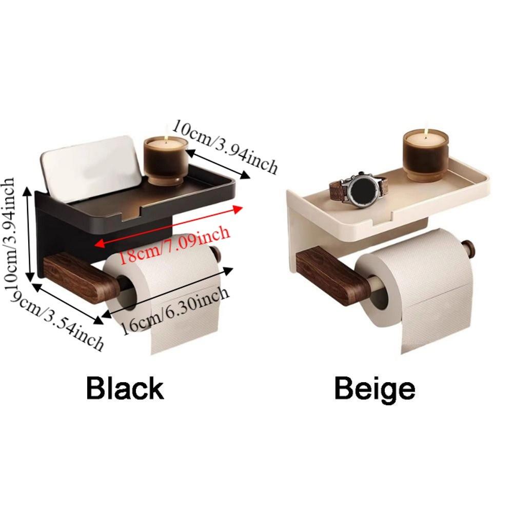 No Drill Toilet Paper Holder Wall Mounted Face Towel Tissue Boxes Tissue Paper Rack  Kitchen