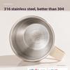 80/220Ml Stainless Steel Water Cup Mug For Kids Anti Scalding Milk Coffee Cup Mini Cute Drinking Mug Coffee Cups