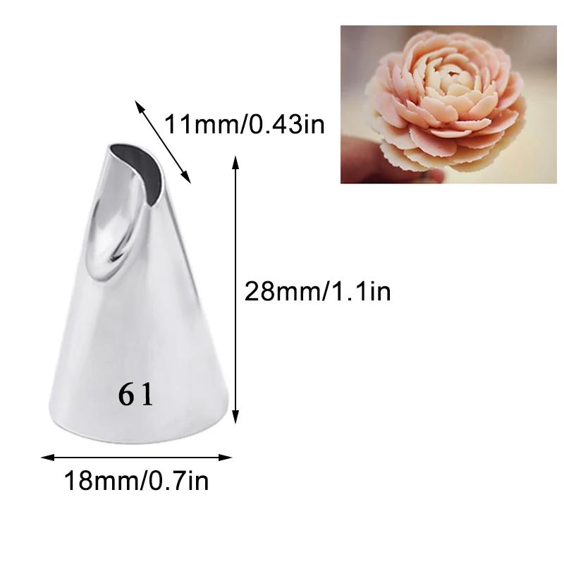 Promotion Multi-size Rose Petals Icing Piping Nozzles Cake Decorating Pastry Tip Sets Fondant Cake Tools