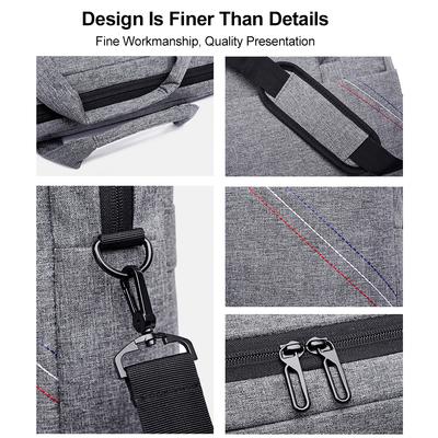 15 Zoll Laptop Schultertasche Multifunktionale Computer Aktentasche Messenger Bag für Reisen Bussiness