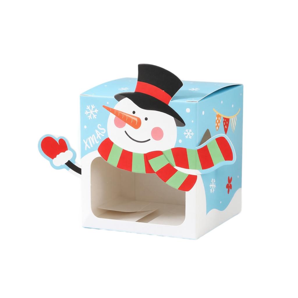 Christmas Gift Boxes with Clear Window for and Candy - Holiday Packaging Boxes for Party Favors