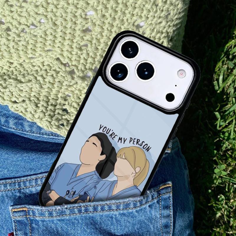 Greys Anatomy TV Phone Case Cover Compatible with for IPhone 17air 16e 15 14 13 12 11Pro Max 17 Air