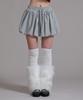 LIKE THE MOST Pumpkin Balloon Mini Skirt Pants_Gray