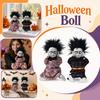 Halloweeni animatronikus baba fény- és hanghatásokkal házibuli dekorációhoz