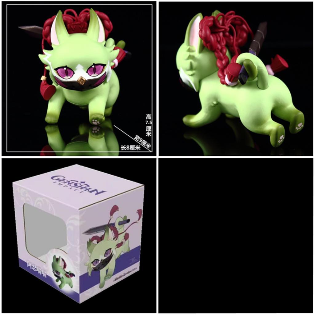 9cm Anime Genshin Impact Yae Miko Anime Figure Impact Yae Miko Fox Action Figure Collectible Model Doll Cute Toys Gifts Hobbies